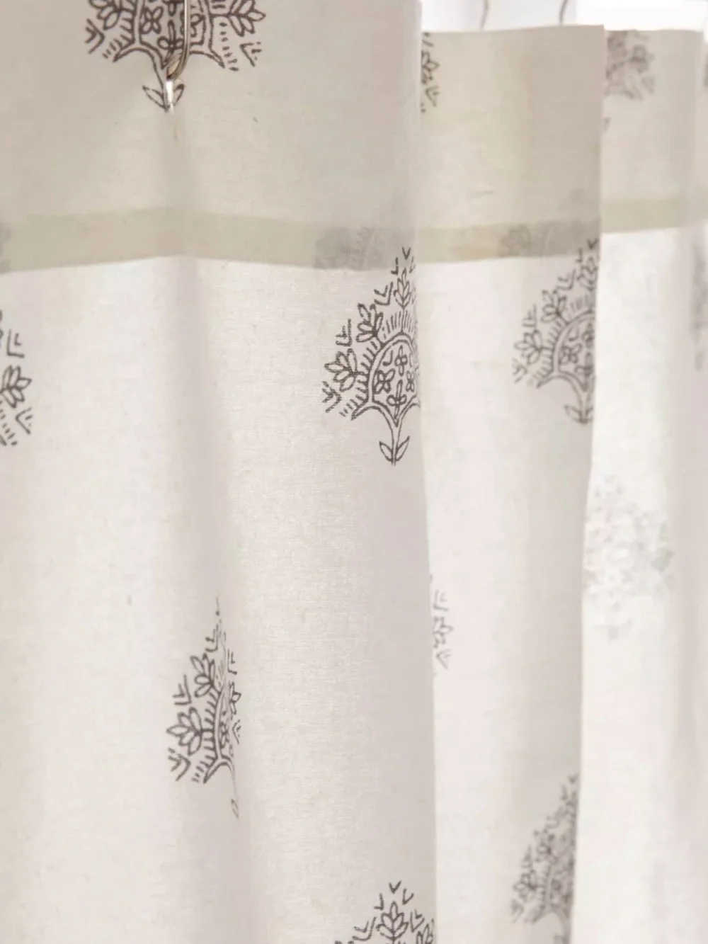 Urban Outfitters Plum & Bow Bessum Stamped Shower Curtain